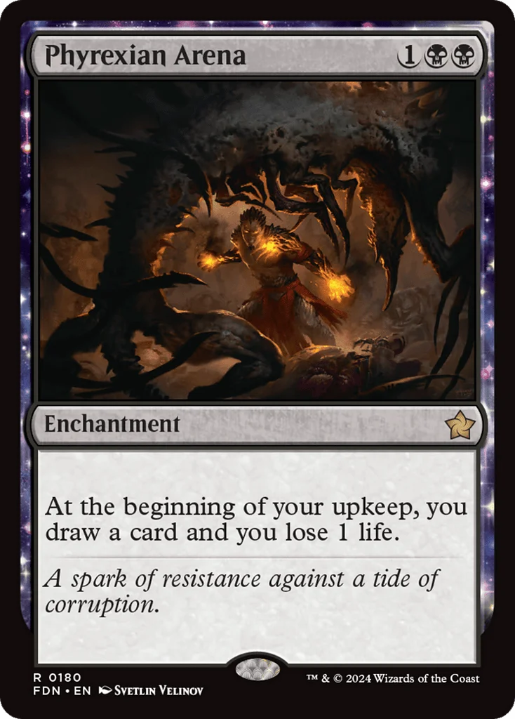 Phyrexian Arena · Foundations