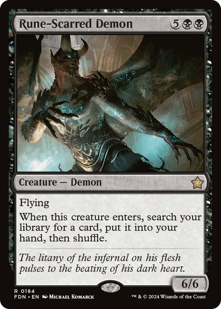 Rune-Scarred Demon · Foundations