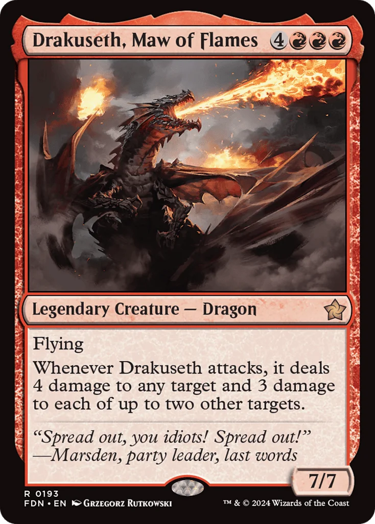 Drakuseth, Maw of Flames · Foundations