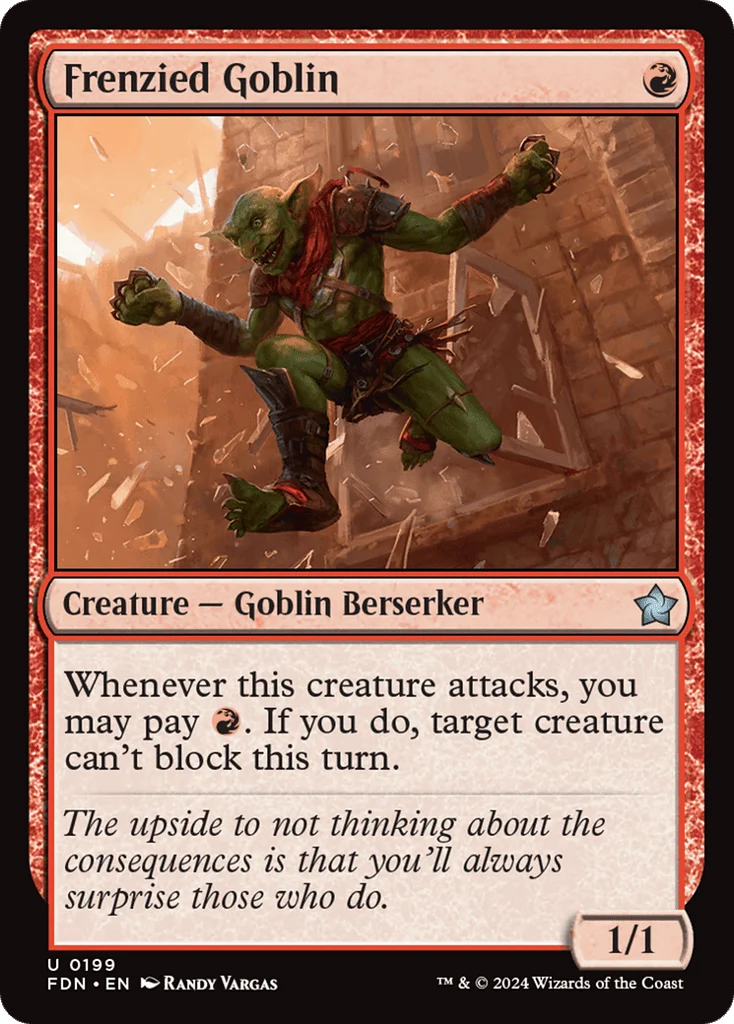 Frenzied Goblin · Foundations