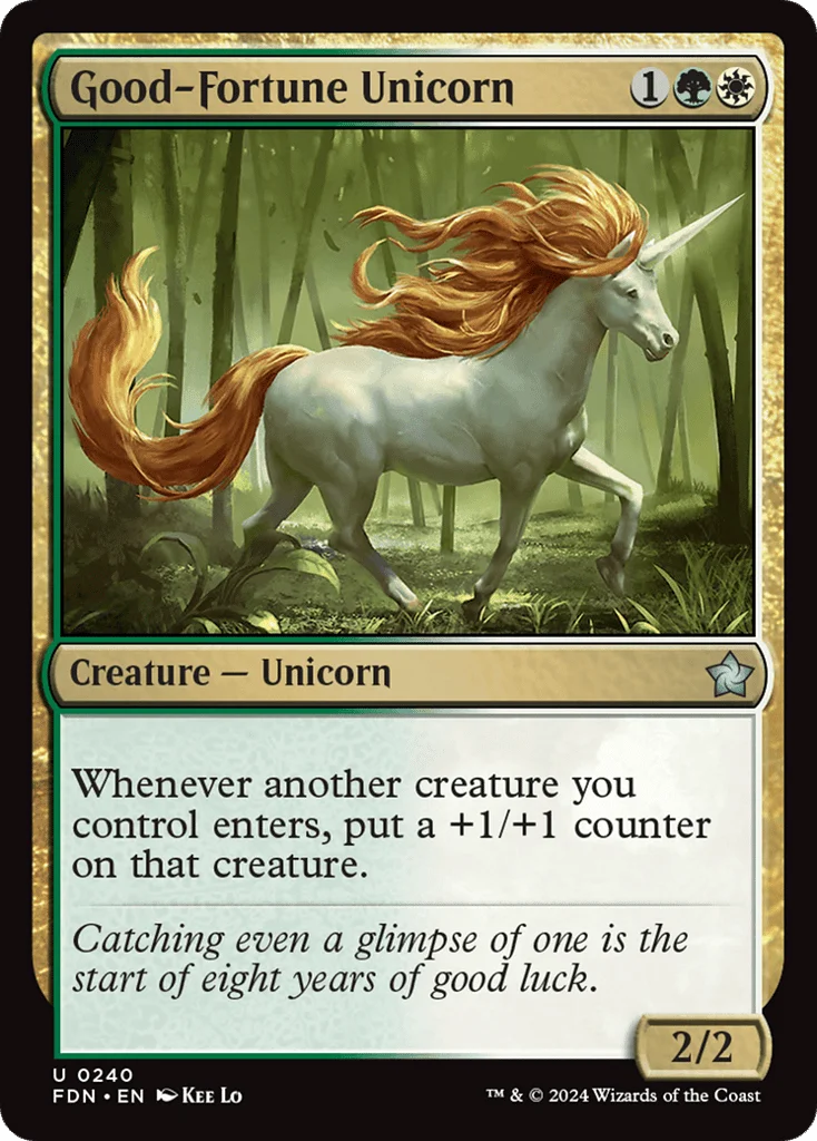 Good-Fortune Unicorn · Foundations