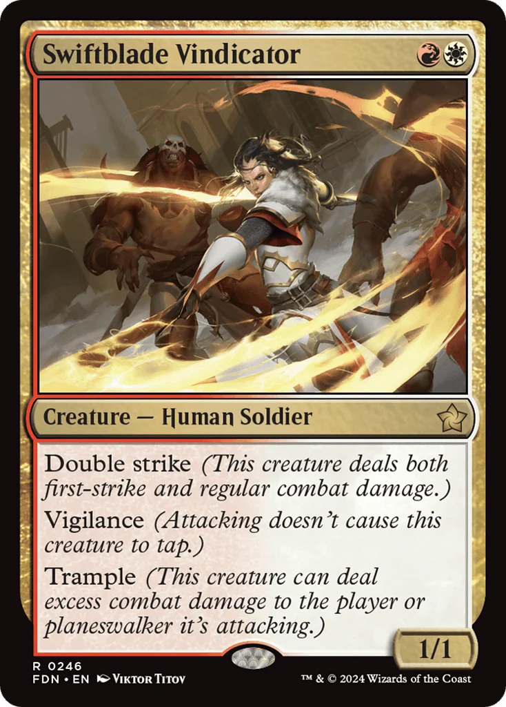 Swiftblade Vindicator · Foundations