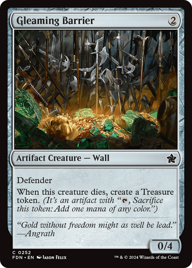 Gleaming Barrier · Foundations