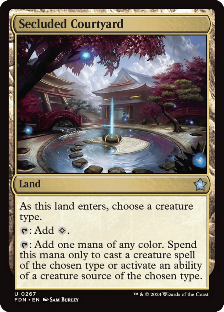 Secluded Courtyard · Foundations