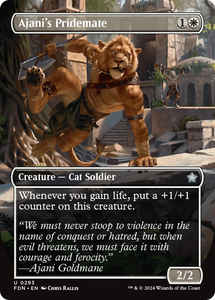 Ajani's Pridemate · Foundations