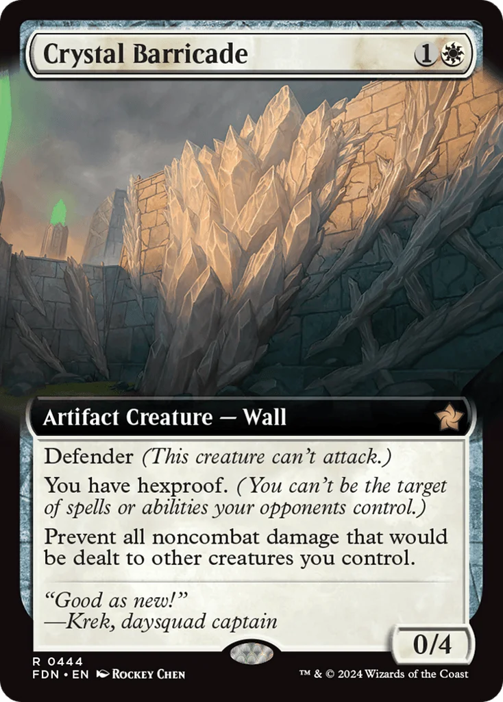 Crystal Barricade · Foundations