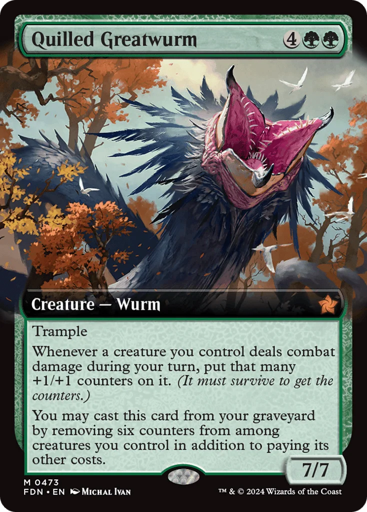 Quilled Greatwurm · Foundations
