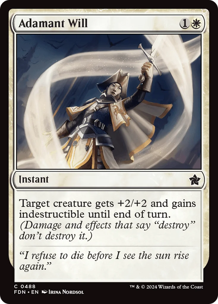 Adamant Will · Foundations