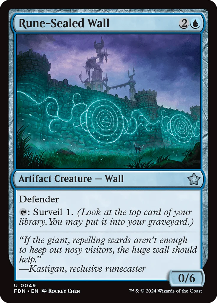 Rune-Sealed Wall · Foundations