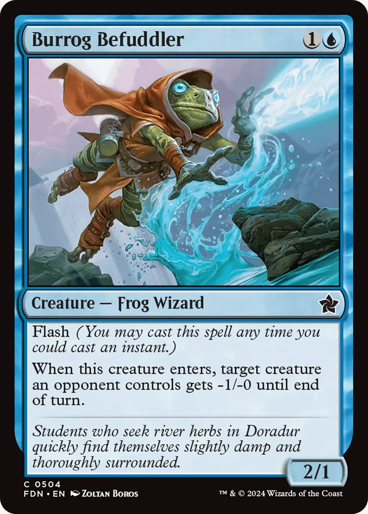 Burrog Befuddler · Foundations