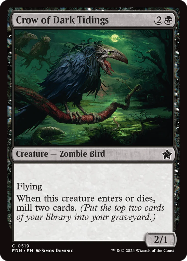 Crow of Dark Tidings · Foundations