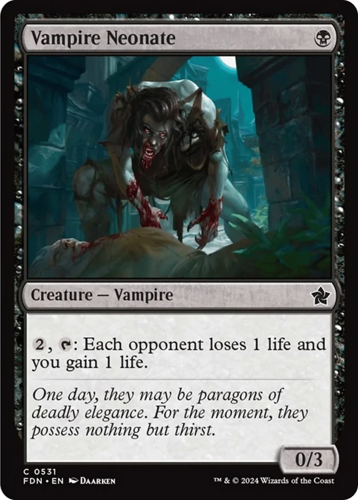 Vampire Neonate · Foundations