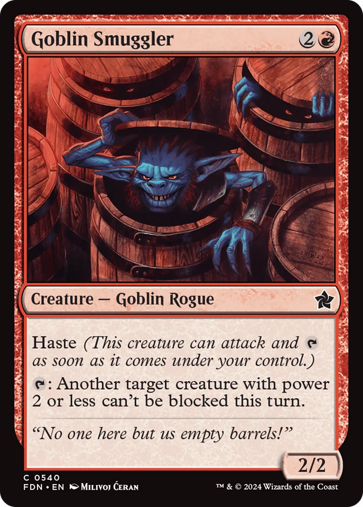 Goblin Smuggler · Foundations
