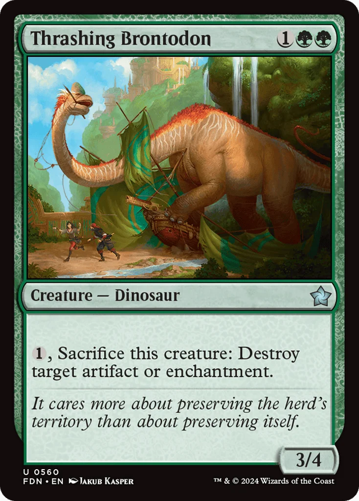 Thrashing Brontodon · Foundations