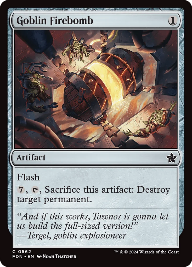 Goblin Firebomb · Foundations