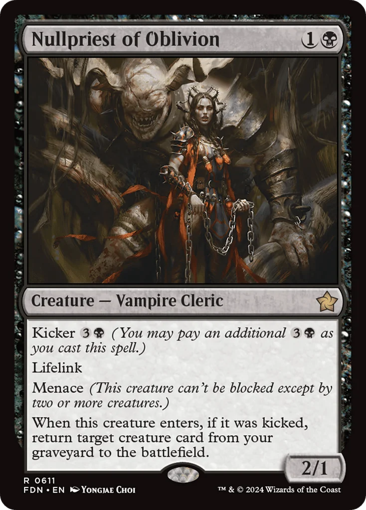 Nullpriest of Oblivion · Foundations