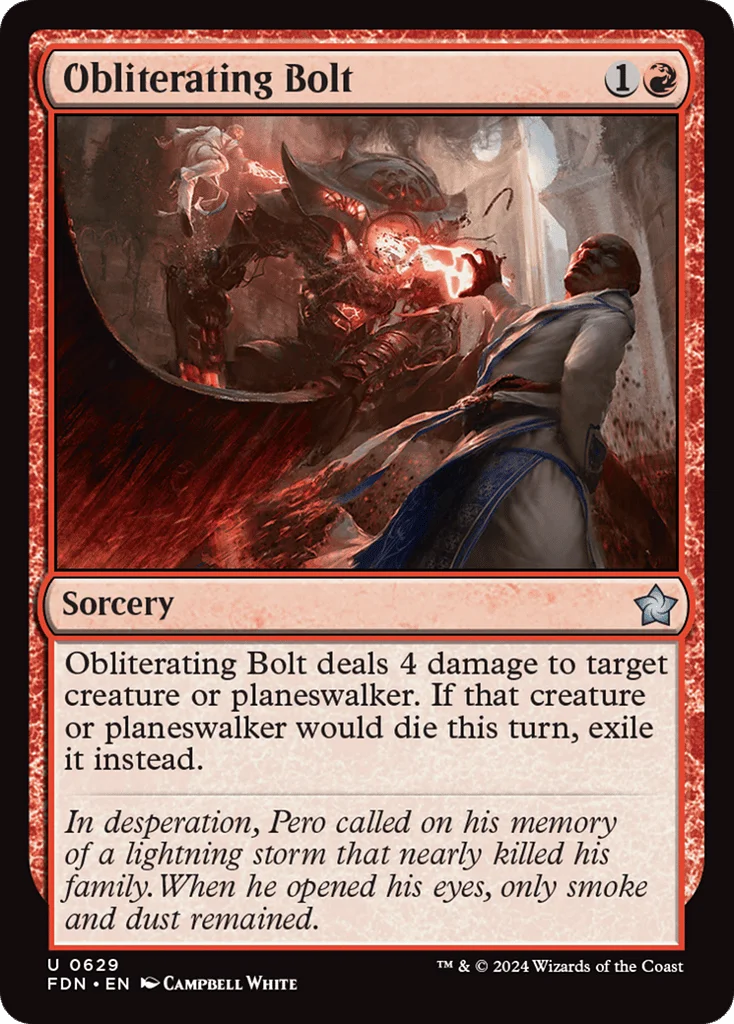 Obliterating Bolt · Foundations