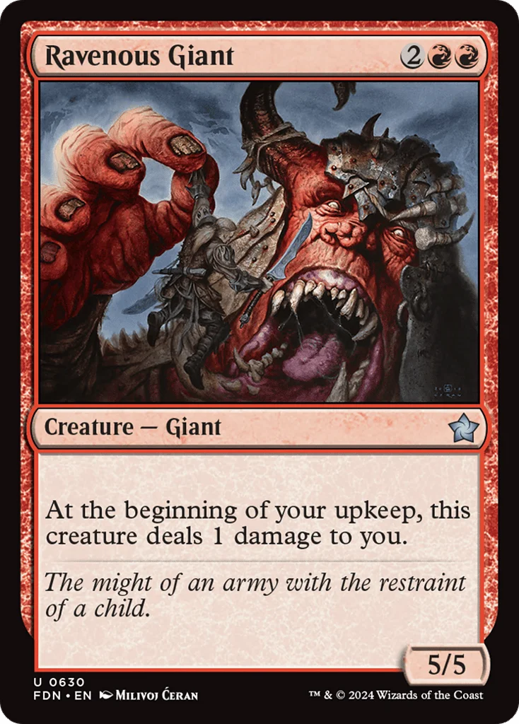 Ravenous Giant · Foundations