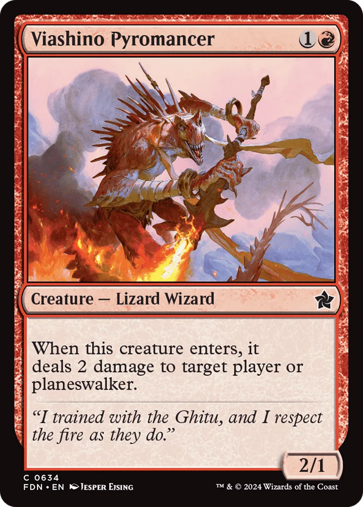 Viashino Pyromancer · Foundations