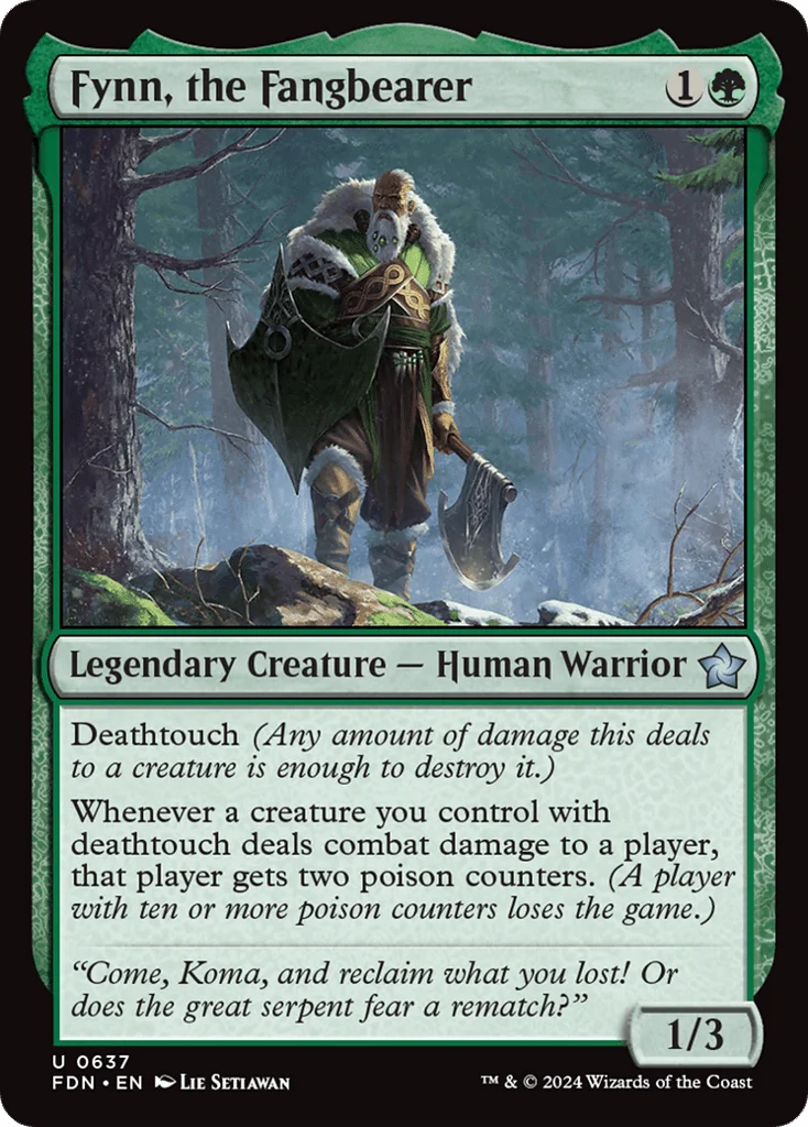 Fynn, the Fangbearer · Foundations
