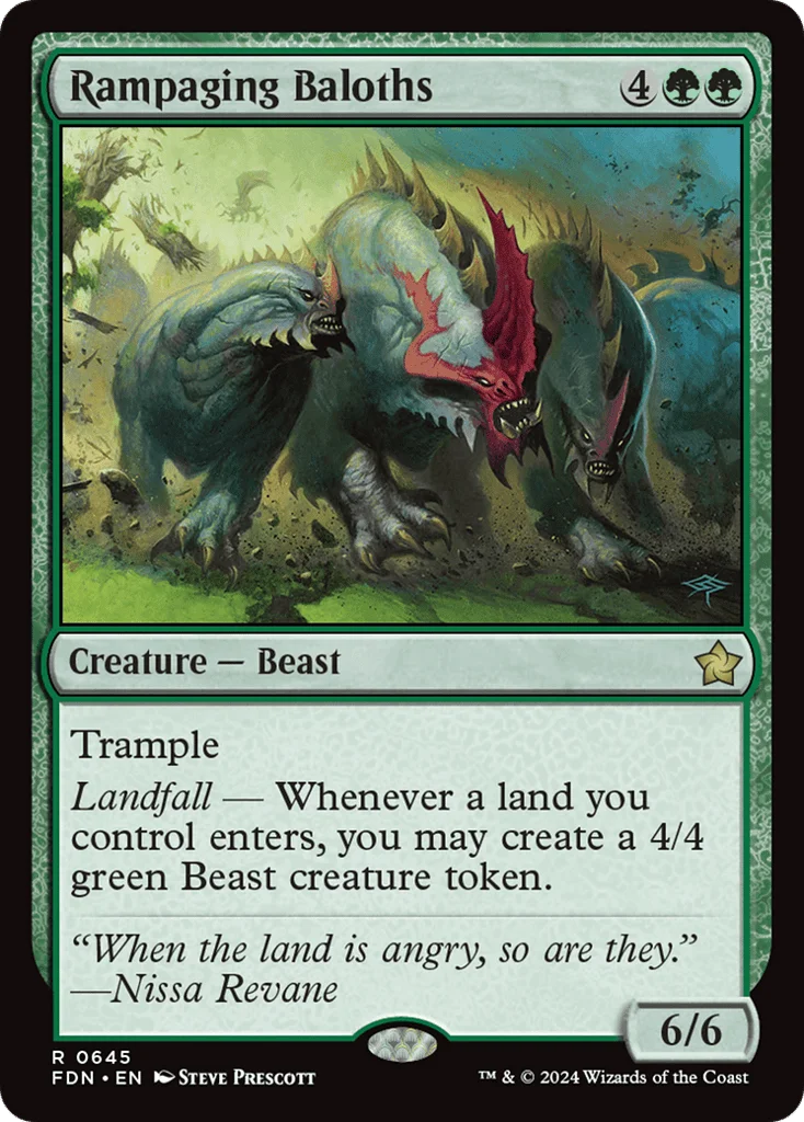 Rampaging Baloths · Foundations