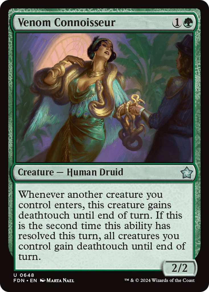 Venom Connoisseur · Foundations