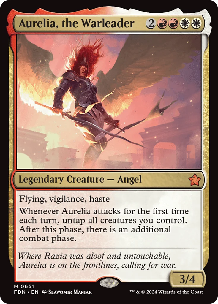 Aurelia, the Warleader · Foundations