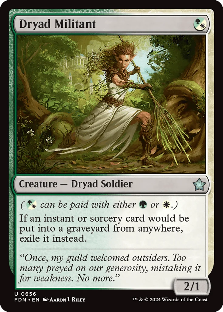 Dryad Militant · Foundations