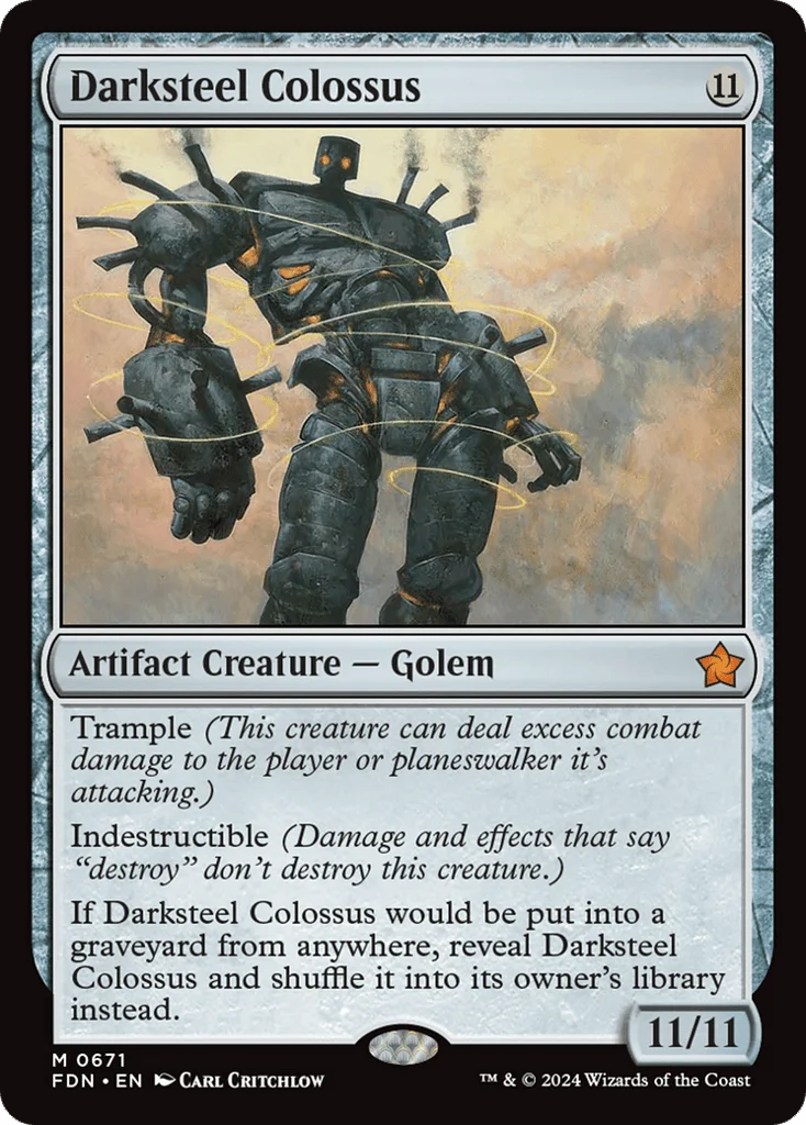 Darksteel Colossus · Foundations