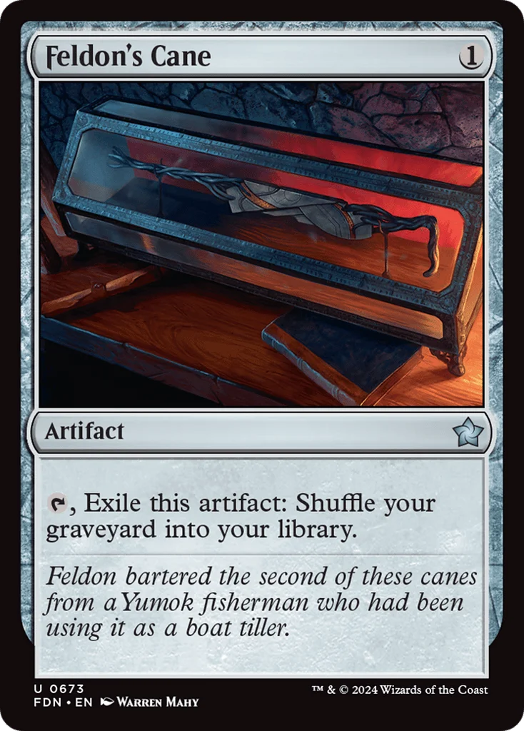 Feldon's Cane · Foundations