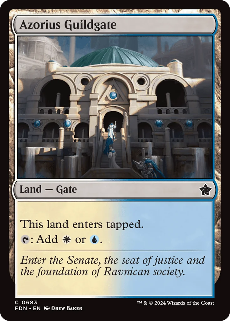 Azorius Guildgate · Foundations