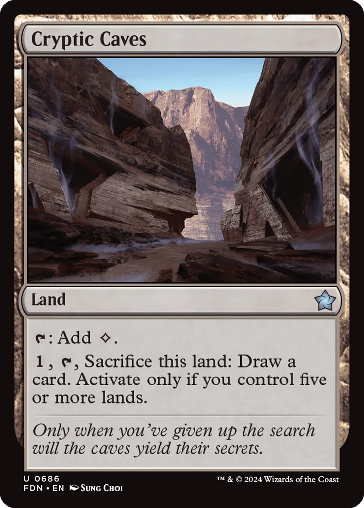 Cryptic Caves · Foundations