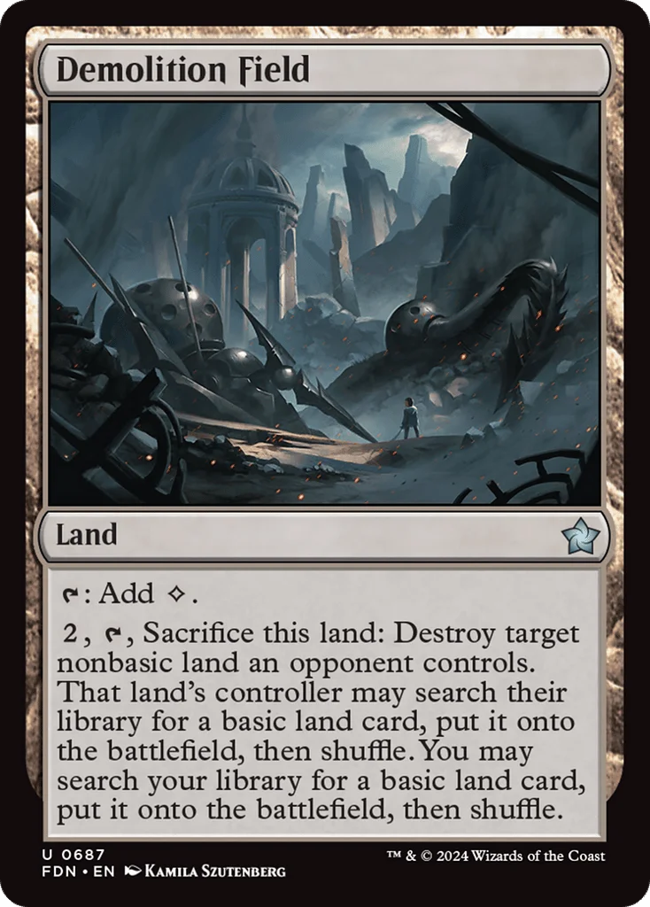 Demolition Field · Foundations