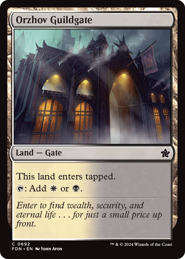 Orzhov Guildgate · Foundations