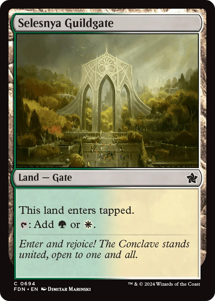 Selesnya Guildgate · Foundations
