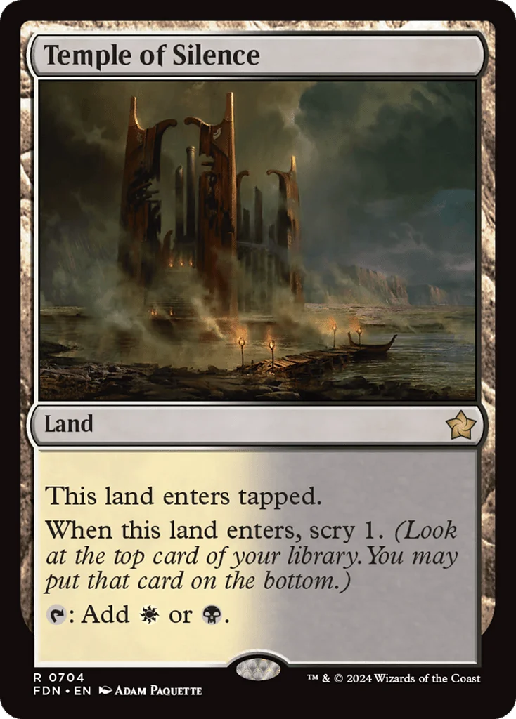 Temple of Silence · Foundations