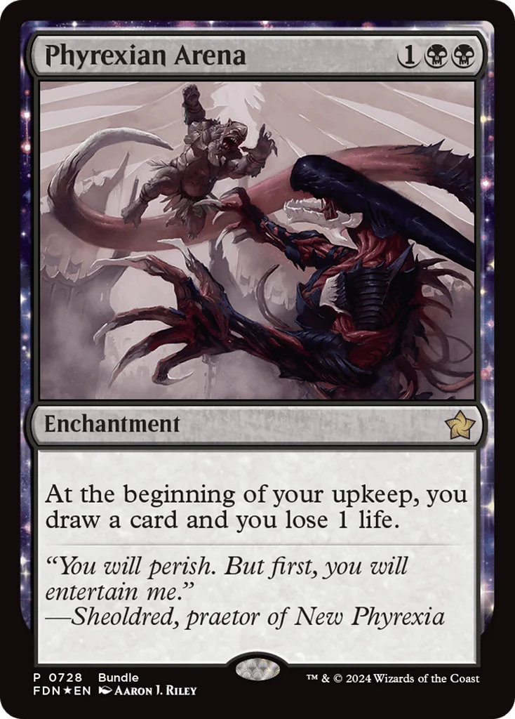 Phyrexian Arena · Foundations