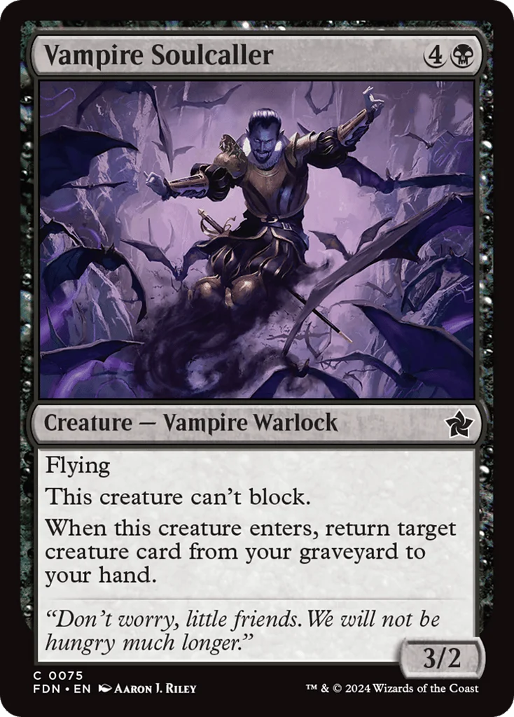 Vampire Soulcaller · Foundations