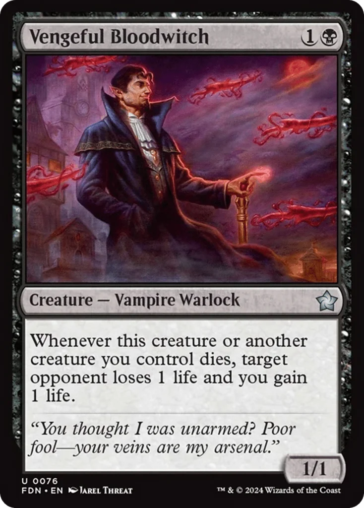 Vengeful Bloodwitch · Foundations