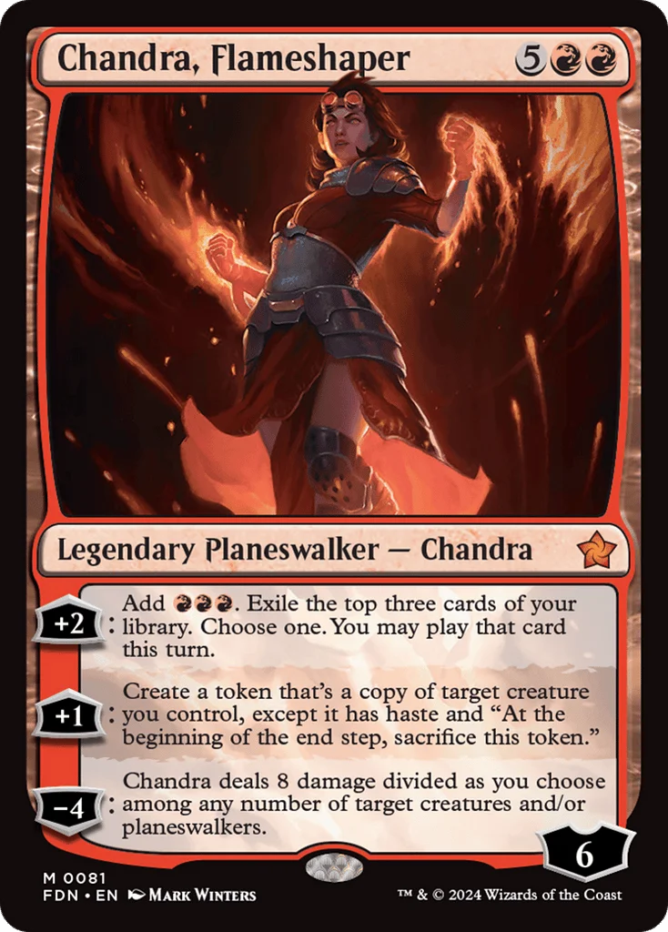 Chandra, Flameshaper · Foundations