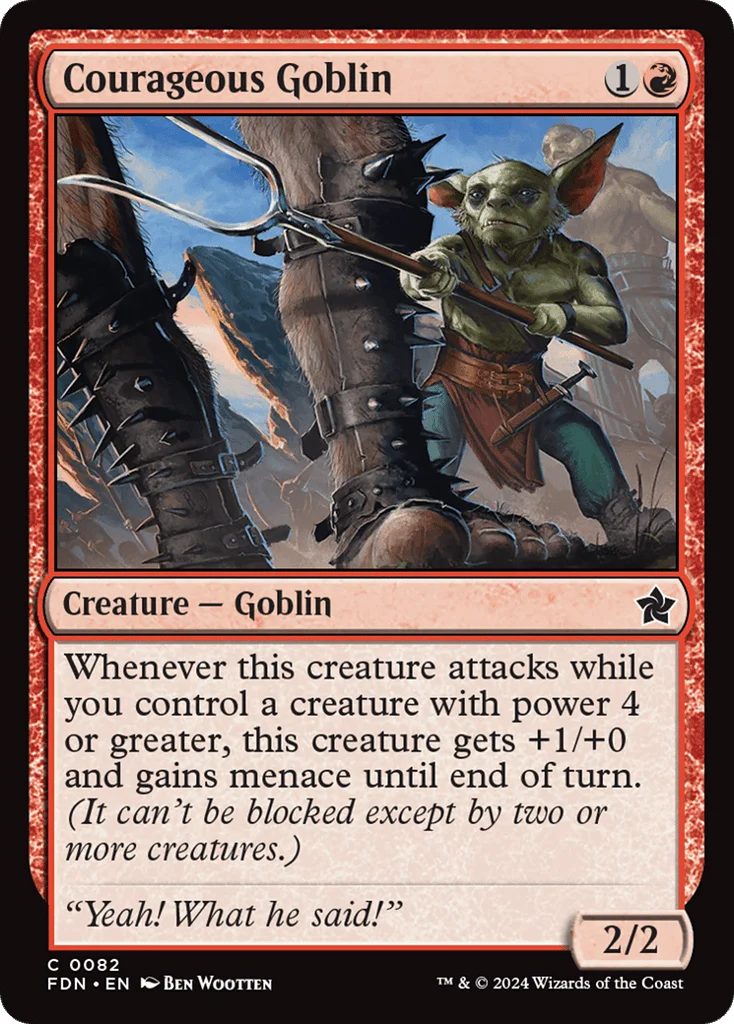 Courageous Goblin · Foundations
