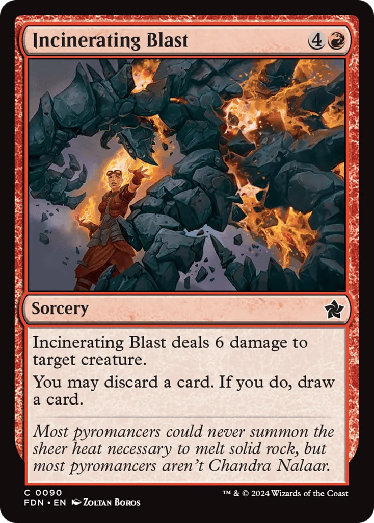 Incinerating Blast · Foundations