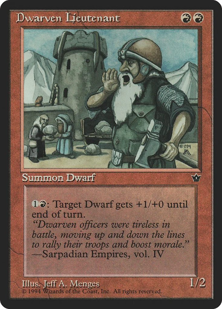Dwarven Lieutenant · Fallen Empires