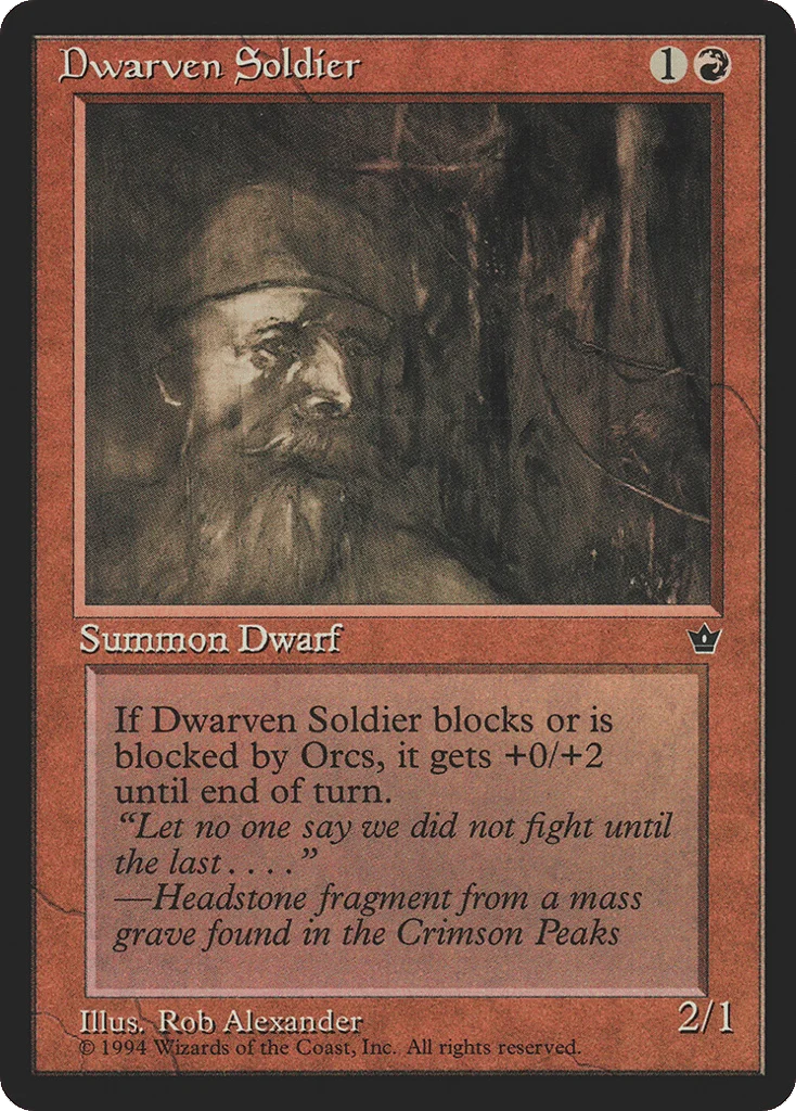Dwarven Soldier · Fallen Empires