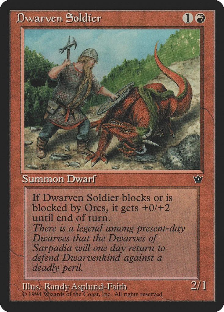 Dwarven Soldier · Fallen Empires