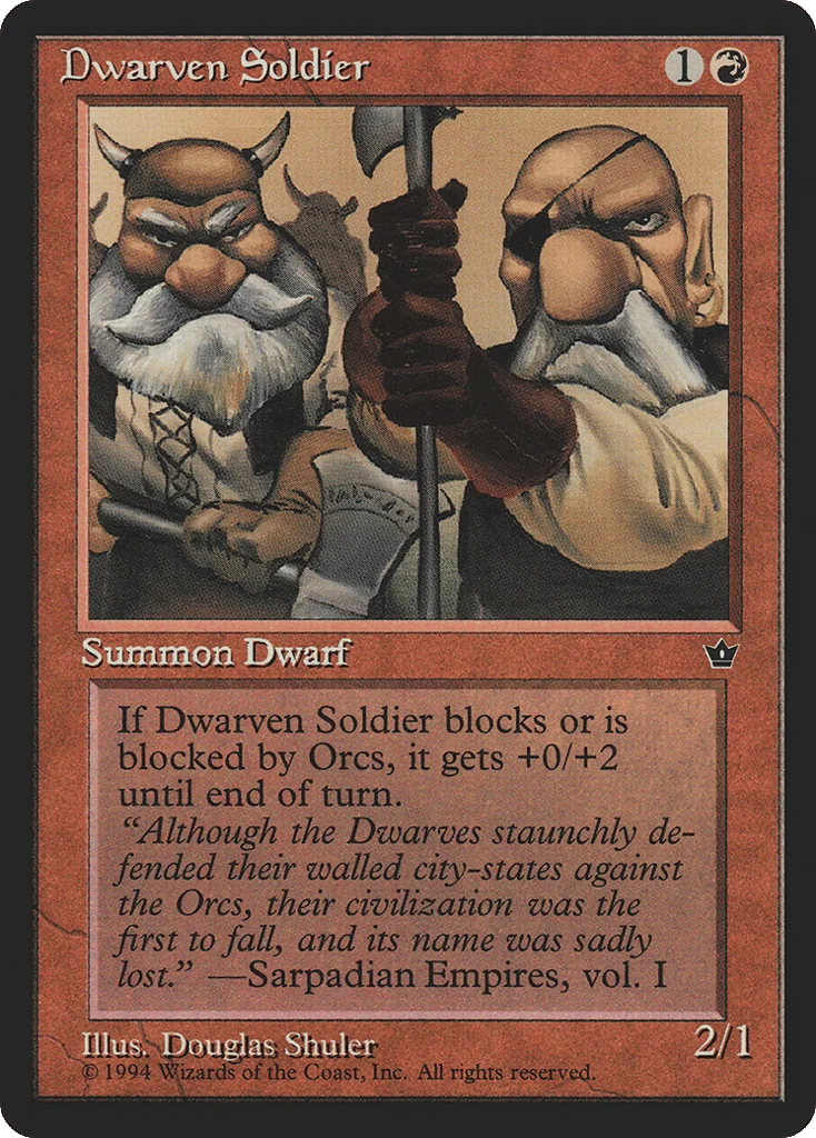 Dwarven Soldier · Fallen Empires