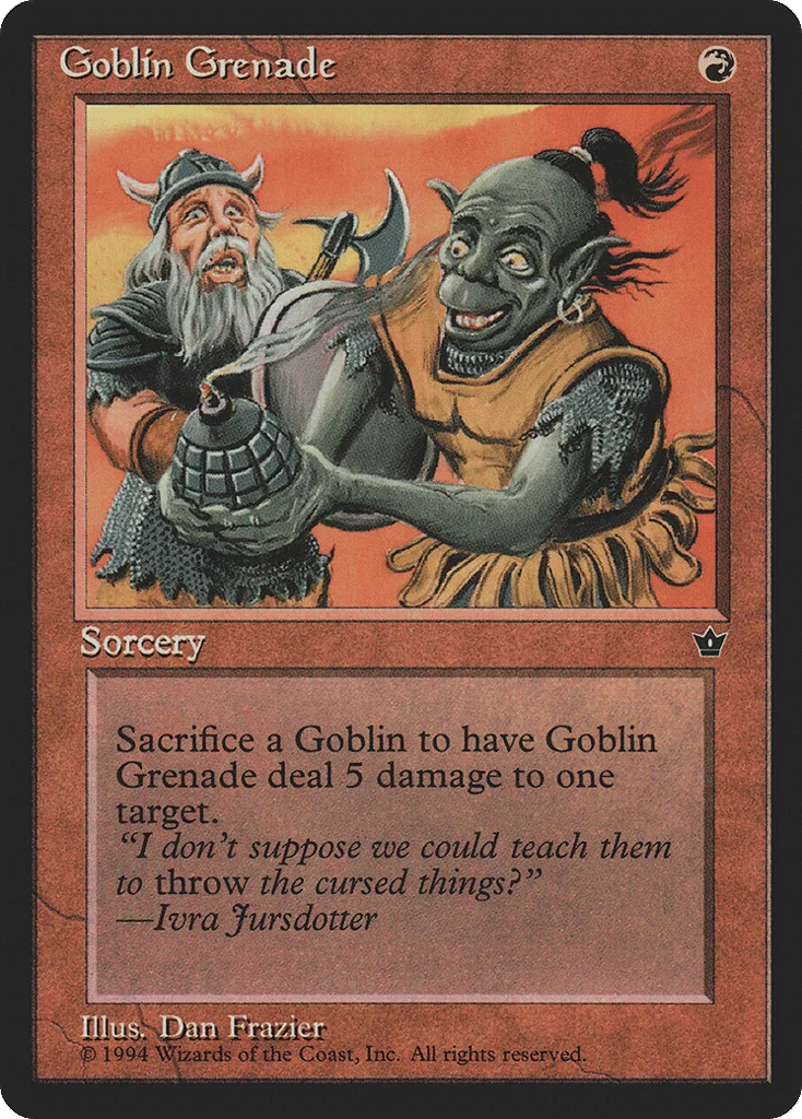 Goblin Grenade · Fallen Empires