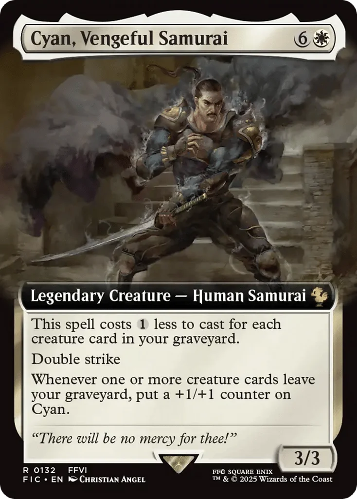 Cyan, Vengeful Samurai · Final Fantasy Commander