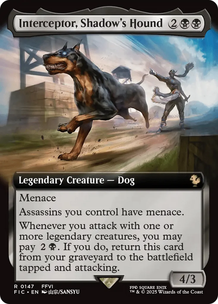 Interceptor, Shadow's Hound · Final Fantasy Commander