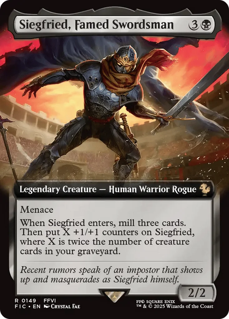 Siegfried, Famed Swordsman · Final Fantasy Commander